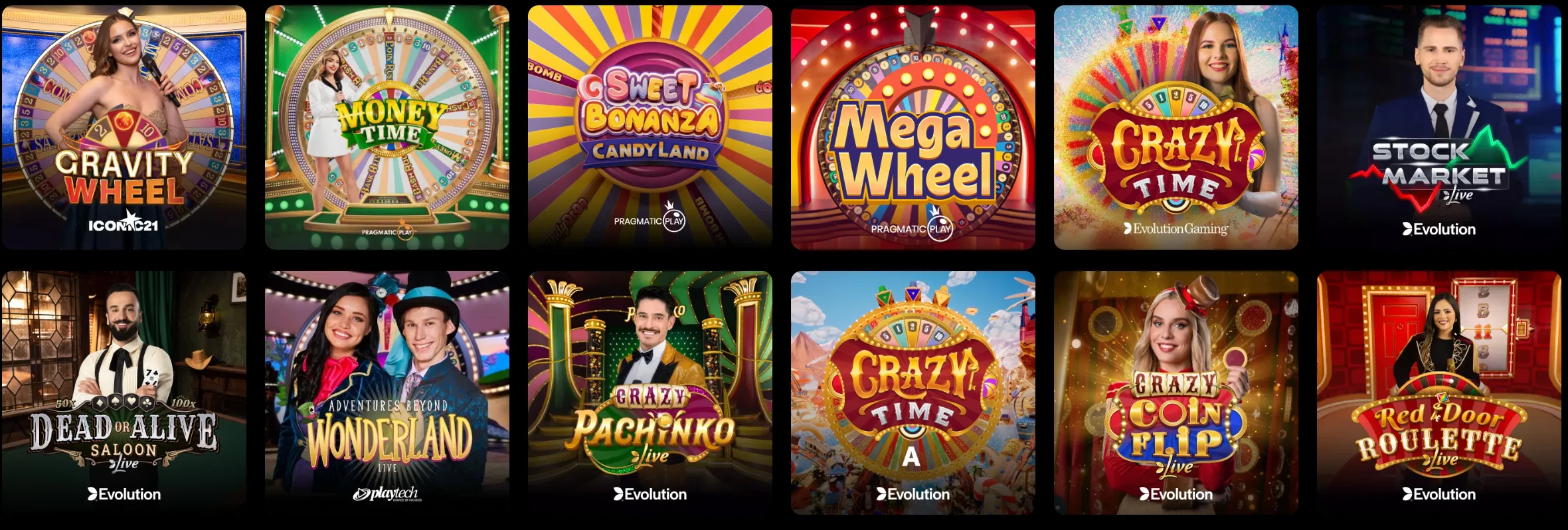 Casho.Bet Live Casino game shows en wheel games