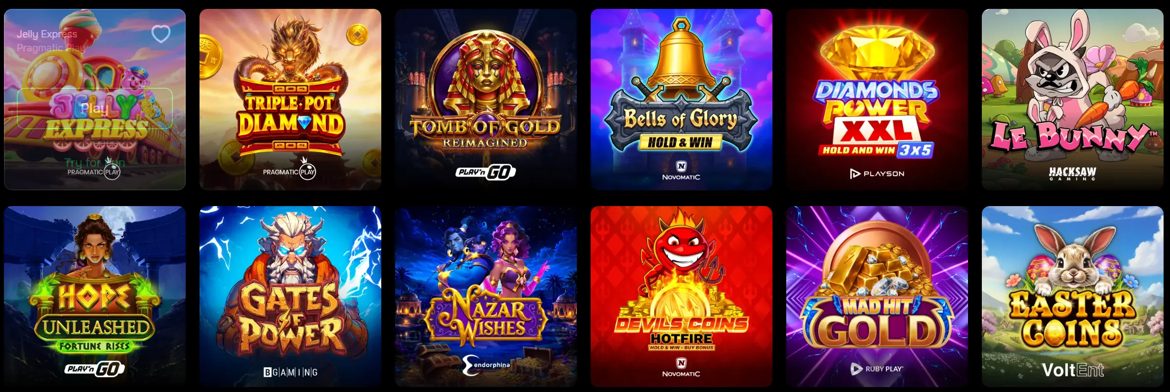Casho.Bet Casino nieuwe games en recente releases