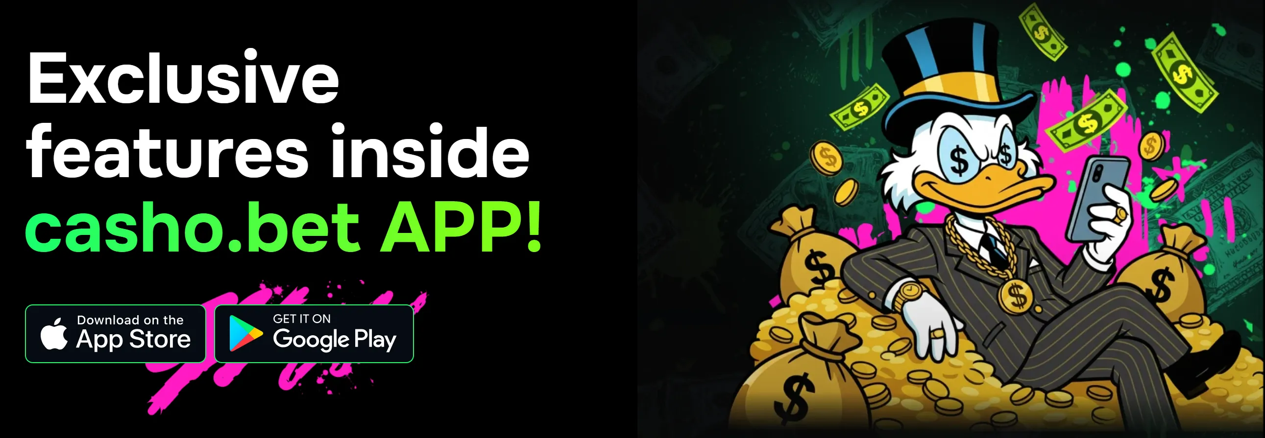 CashoBet mobiele app voor iOS en Android