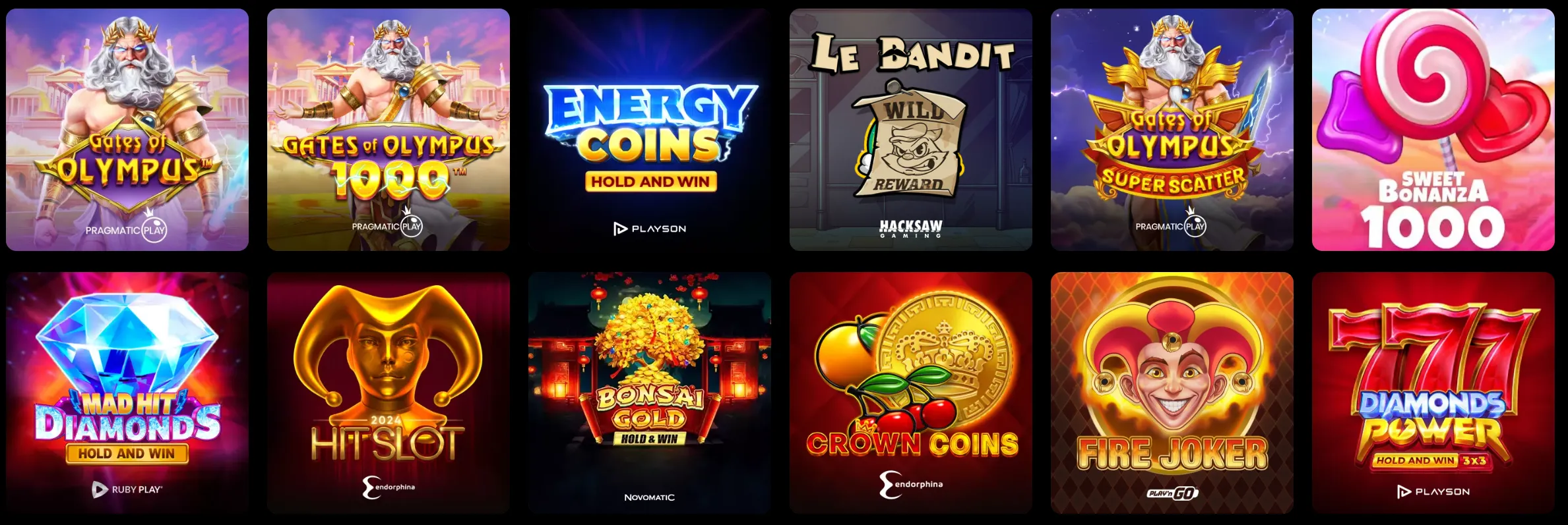Casho Bet VIP games en nieuwe premium slots